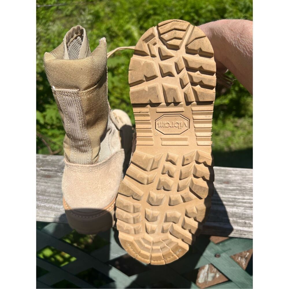 UFCW 8430 Womens Military Army Desert Combat Boots Steel Toe Vibram Sole Sz 5 XW - Picture 4 of 8